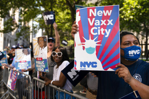 The Latest: Georgia scrambles to increase vaccination rates